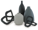 Leithick Black/Tan/Gray Accessory Set (Set of 5) by Ashley at Eve Furniture