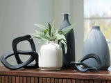 Leithick Black/Tan/Gray Accessory Set (Set of 5) by Ashley at Eve Furniture