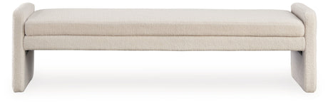 Lembertson Ecru Accent Bench by Ashley - Eve Furniture