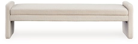Lembertson Ecru Accent Bench by Ashley at Eve Furniture