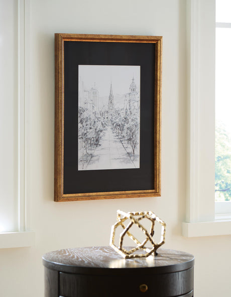 Lemmill Black/White Wall Art by Ashley at Eve Furniture