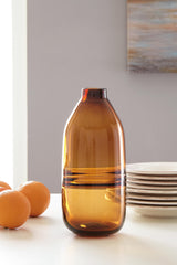 Lemmitt Amber Vase by ASHLEY FURNITURE at Eve Furniture