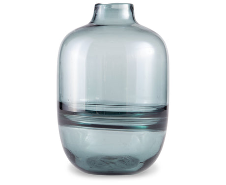 Lemmitt Teal Vase by Ashley at Eve Furniture