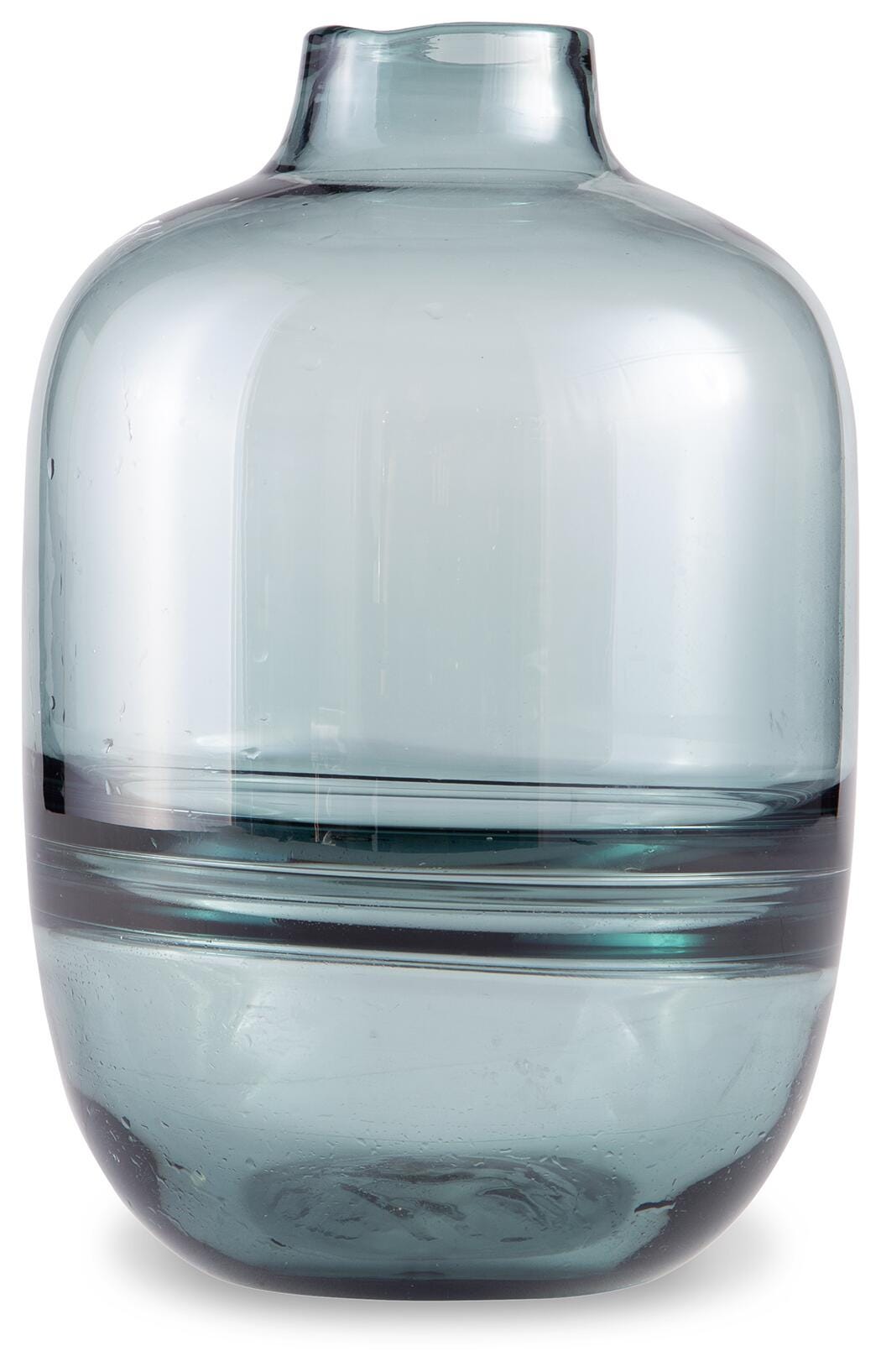 Lemmitt Teal Vase by Ashley at Eve Furniture