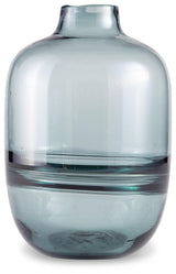 Lemmitt Teal Vase by Ashley at Eve Furniture