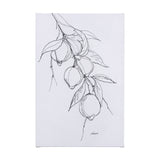 Lemon Branch I by Mercana Studio a Hand Embellished Textured Canvas by Mercana at Eve Furniture