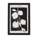 Lemon Branch Silhouette by Mercana Studio a Hand Embellished Textured Framed Art Print by Mercana at Eve Furniture
