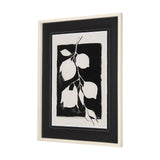 Lemon Branch Silhouette by Mercana Studio Hand Embellished Framed Art Print Matted under Glass by Mercana at Eve Furniture