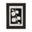 Lemon Branch Silhouette by Mercana Studio Hand Embellished Framed Art Print Matted under Glass by Mercana at Eve Furniture