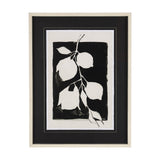 Lemon Branch Silhouette by Mercana Studio Hand Embellished Framed Art Print Matted under Glass by Mercana at Eve Furniture