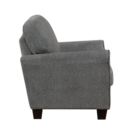 Lemond Dark Gray Gray Chair by Homelegance at Eve Furniture