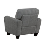 Lemond Dark Gray Gray Chair by Homelegance at Eve Furniture