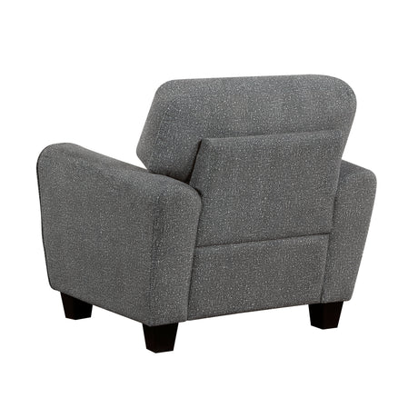 Lemond Dark Gray Gray Chair by Homelegance at Eve Furniture