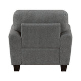 Lemond Dark Gray Gray Chair by Homelegance at Eve Furniture