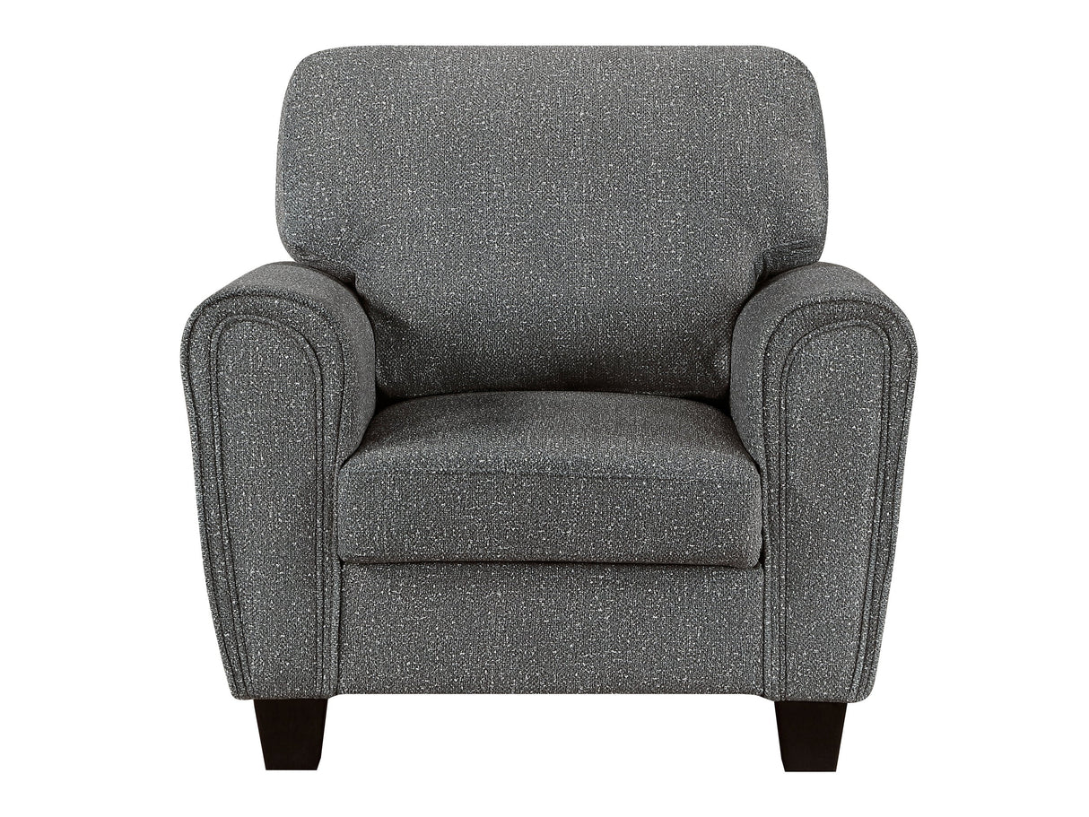 Lemond Dark Gray Gray Chair by Homelegance at Eve Furniture