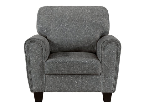 Lemond Dark Gray Gray Chair by Homelegance at Eve Furniture