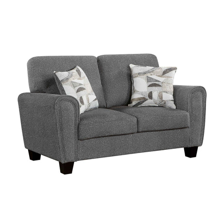 Lemond Dark Gray Living Room Set by Homelegance at Eve Furniture