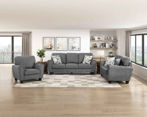 Lemond Dark Gray Living Room Set by Homelegance at Eve Furniture