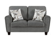 Lemond Dark Gray Loveseat by Homelegance at Eve Furniture