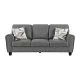 Lemond Dark Gray Sofa and Loveseat by Homelegance at Eve Furniture