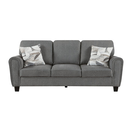 Lemond Dark Gray Sofa and Loveseat by Homelegance at Eve Furniture