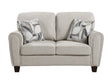 Lemond Gray Loveseat by Homelegance at Eve Furniture