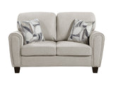 Lemond Gray Loveseat by Homelegance at Eve Furniture