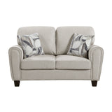 Lemond Gray Sofa and Loveseat by Homelegance at Eve Furniture