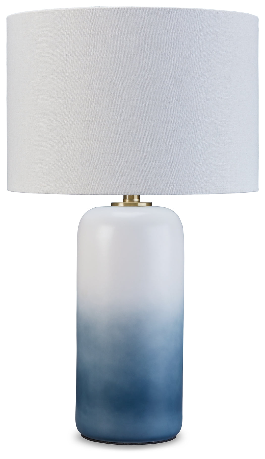 Lemrich 2-Piece Table Lamp Set in White/Teal by Ashley at Eve Furniture