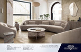 Lena Fawn Alpaca 4-Pc Sectional by Diamond Sofa at Eve Furniture