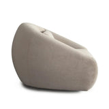 Lena Fawn Fabric Swivel Accent Chair by Diamond Sofa at Eve Furniture
