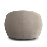 Lena Fawn Fabric Swivel Accent Chair by Diamond Sofa at Eve Furniture