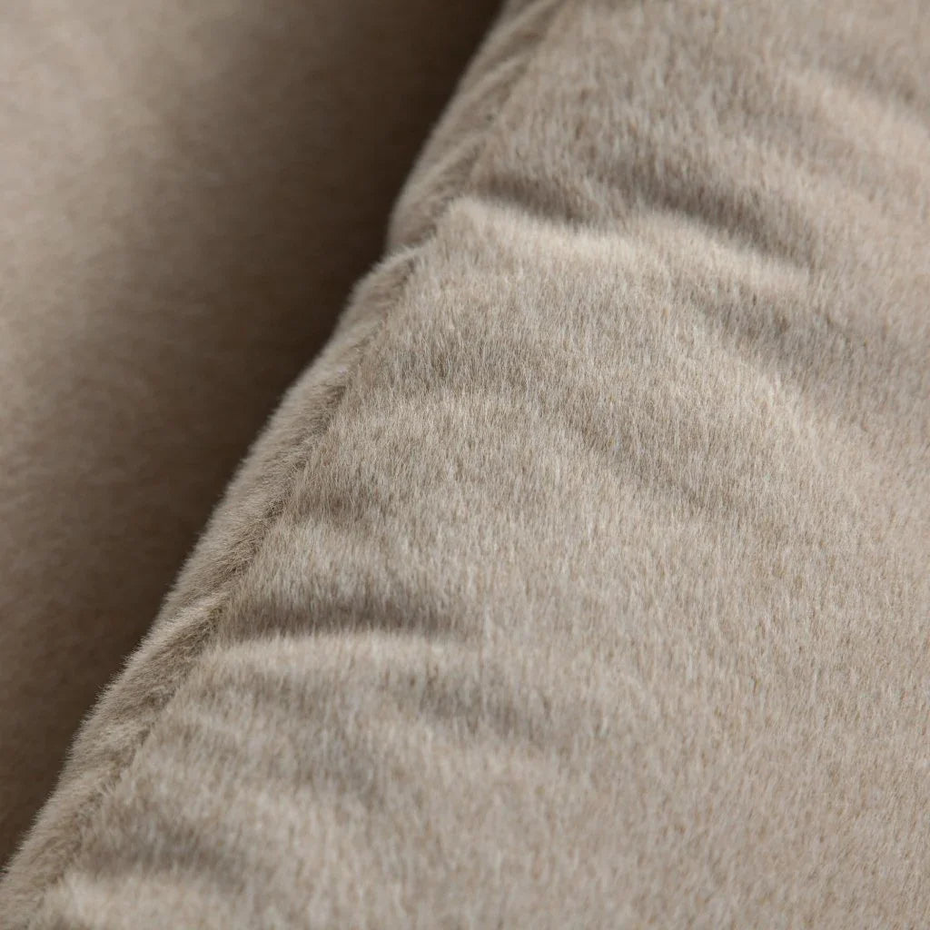 Lena Fawn Fabric Swivel Accent Chair by Diamond Sofa at Eve Furniture