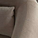 Lena Fawn Fabric Swivel Accent Chair by Diamond Sofa at Eve Furniture