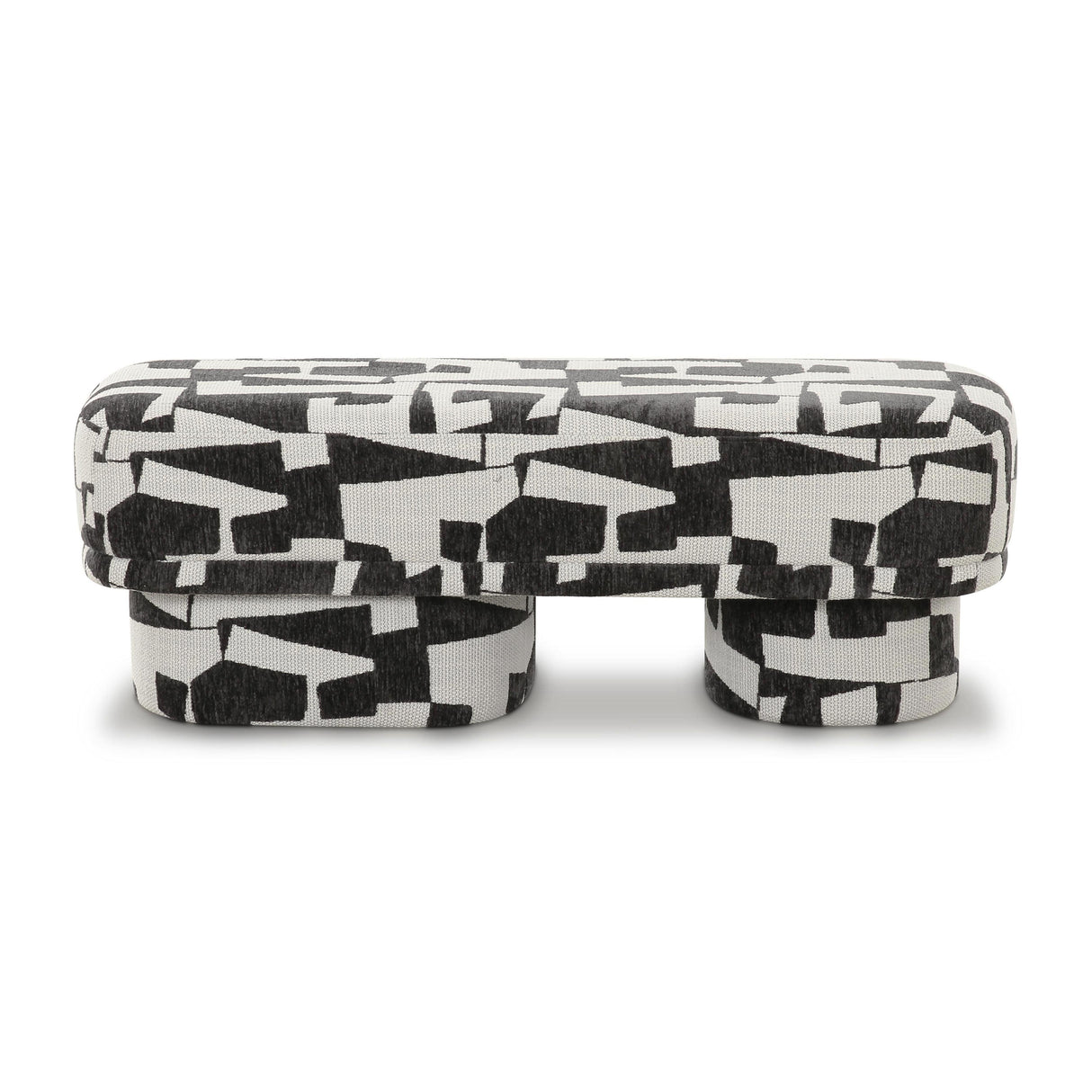 Lena Jacquard Bench by TOV Furniture at Eve Furniture