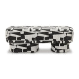 Lena Jacquard Bench by TOV Furniture at Eve Furniture