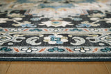 Leningston Black/Cream/Blue Washable Medium Rug by Ashley at Eve Furniture