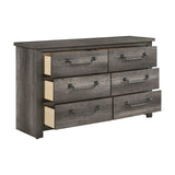 Lenior Gray Dresser by Homelegance at Eve Furniture