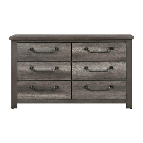 Lenior Gray Dresser by Homelegance at Eve Furniture