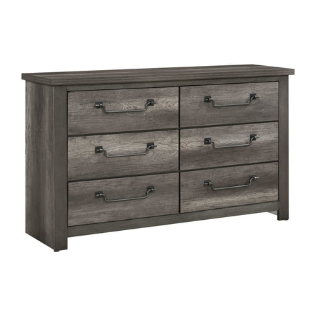Lenior Gray Dresser by Homelegance at Eve Furniture