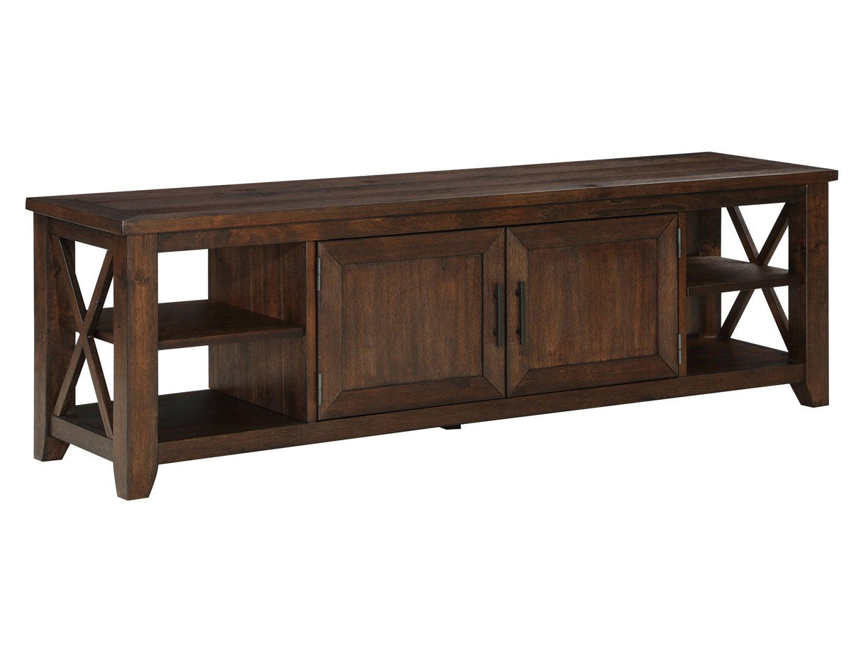 Lenka Brown 64-inch TV Stand by Steve Silver at Eve Furniture