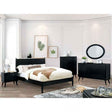 Lennart Black 4-Piece Twin Bedroom Set by Furniture of America at Eve Furniture
