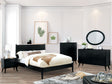 Lennart Black Queen Bed by Furniture of America at Eve Furniture