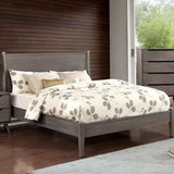 Lennart Gray 5-Piece Queen Bedroom Set by Furniture of America at Eve Furniture