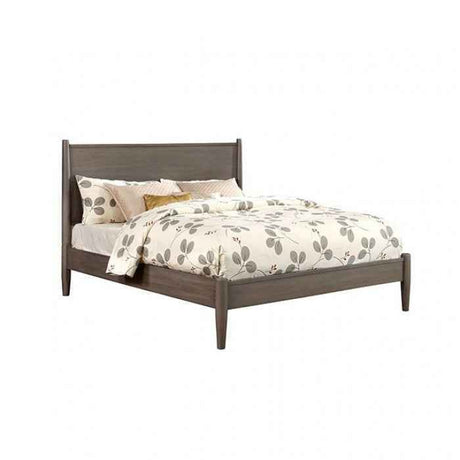 Lennart Gray 5-Piece Queen Bedroom Set by Furniture of America at Eve Furniture