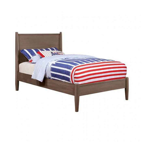 Lennart Gray 5-Piece Queen Bedroom Set by Furniture of America at Eve Furniture