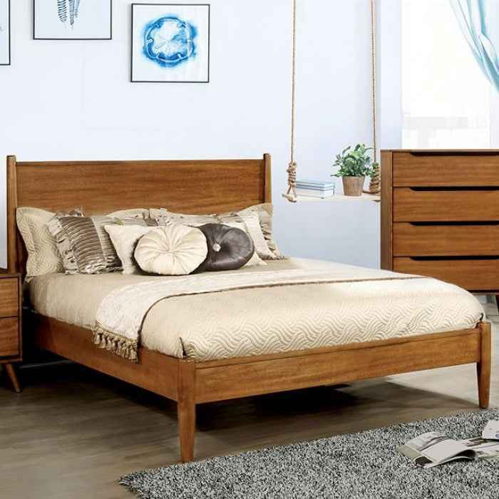 Lennart Oak 4-Piece Twin Bedroom Set by Furniture of America at Eve Furniture