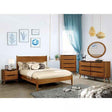 Lennart Oak 4-Piece Twin Bedroom Set by Furniture of America at Eve Furniture