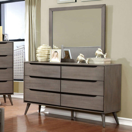 Lennart Gray Dresser by Furniture of America at Eve Furniture