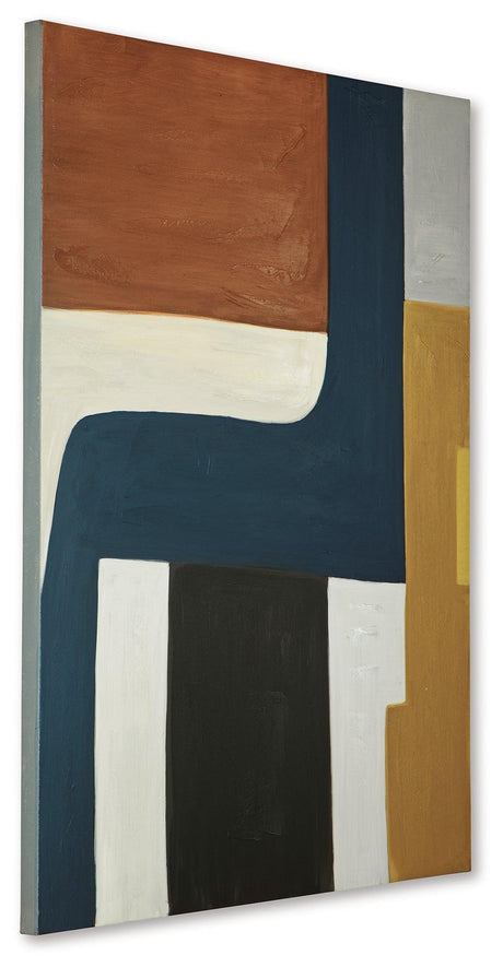 Lennmen Multi Wall Art by Ashley at Eve Furniture